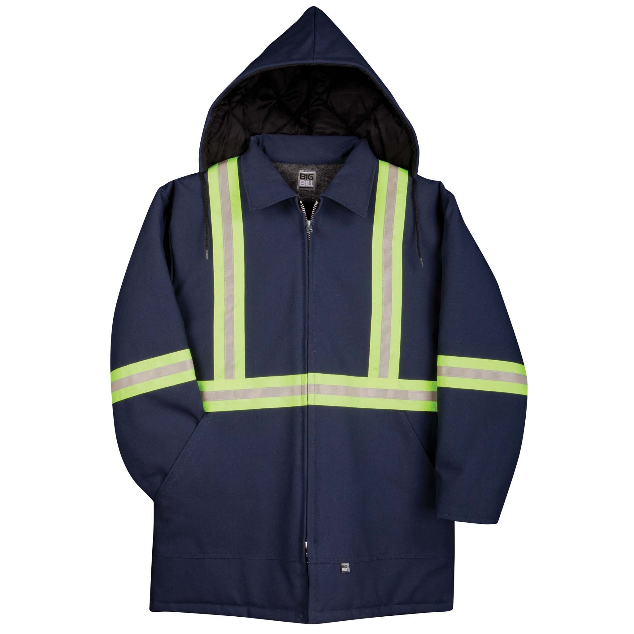 Premium Duck Parka with Reflective Tape – Big Bill