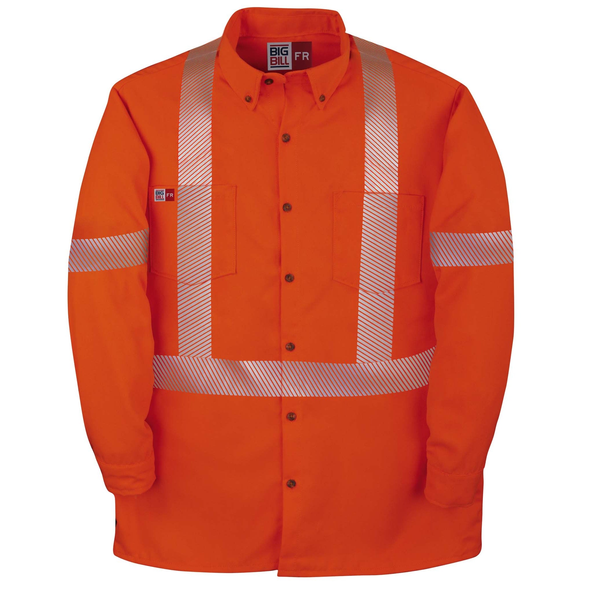 High Visibility FR Button Down Dress Shirt  Big Bill
