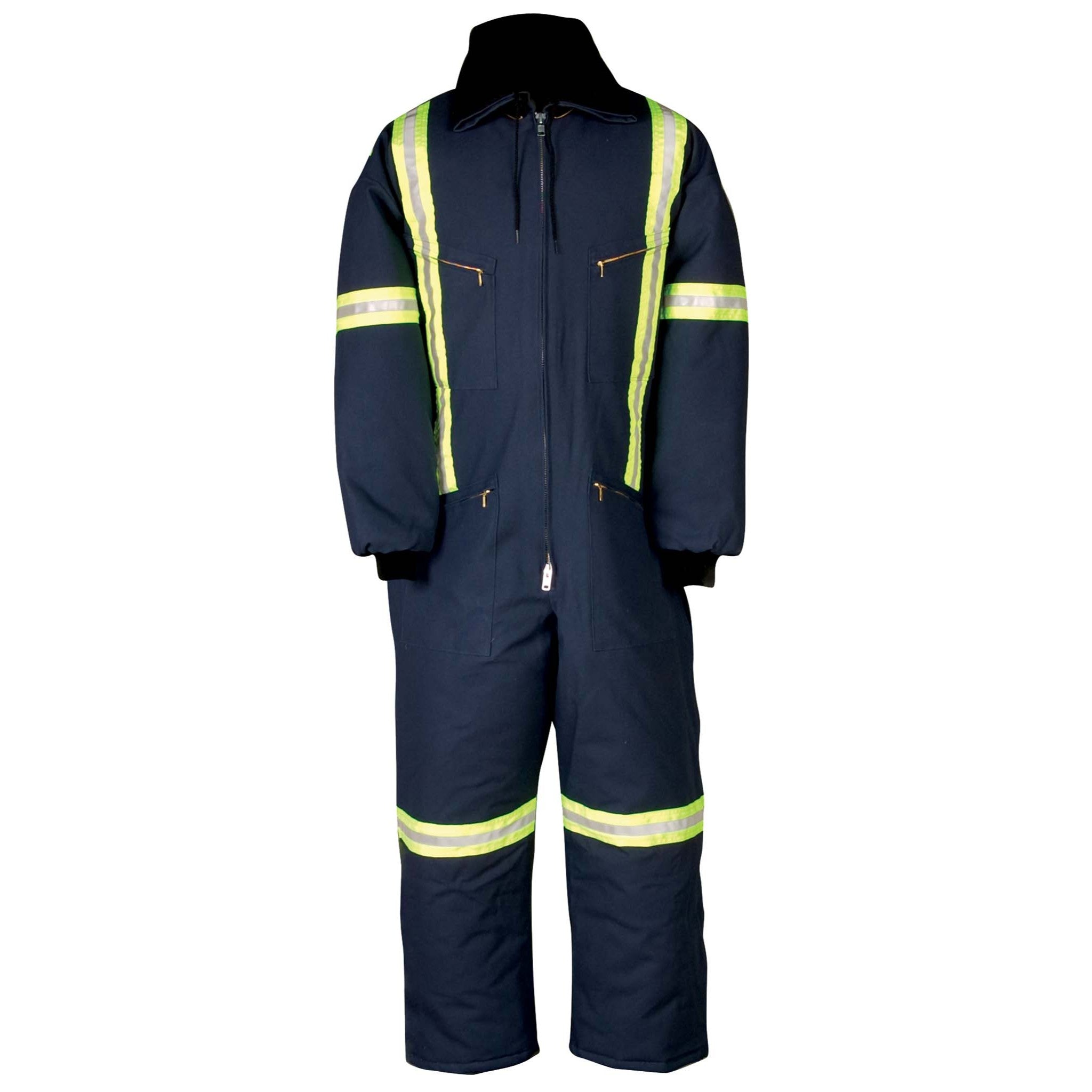Duck Insulated Coverall with Reflective Tape – Big Bill