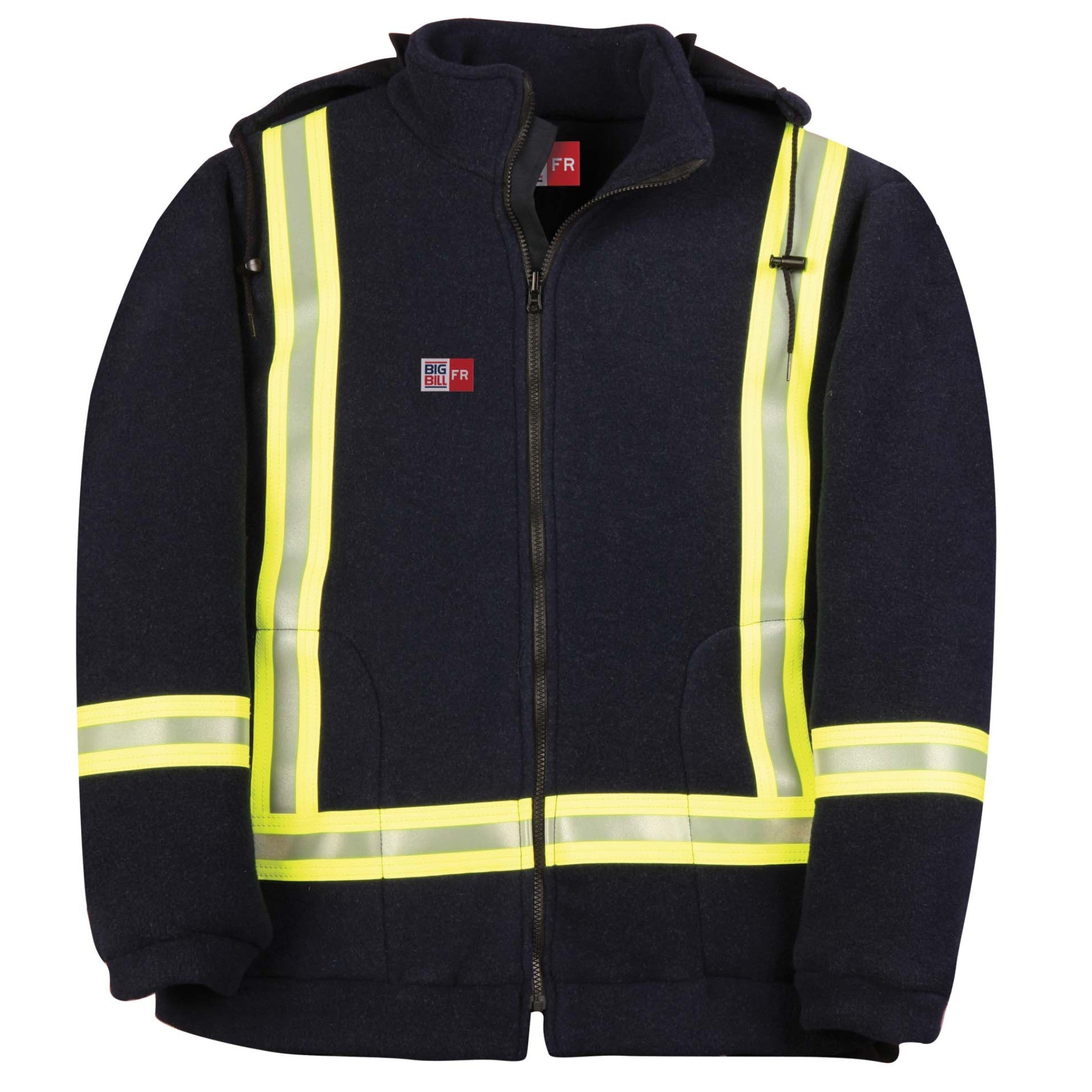 FR Fleece Jacket Liner with Reflective Tape – Big Bill