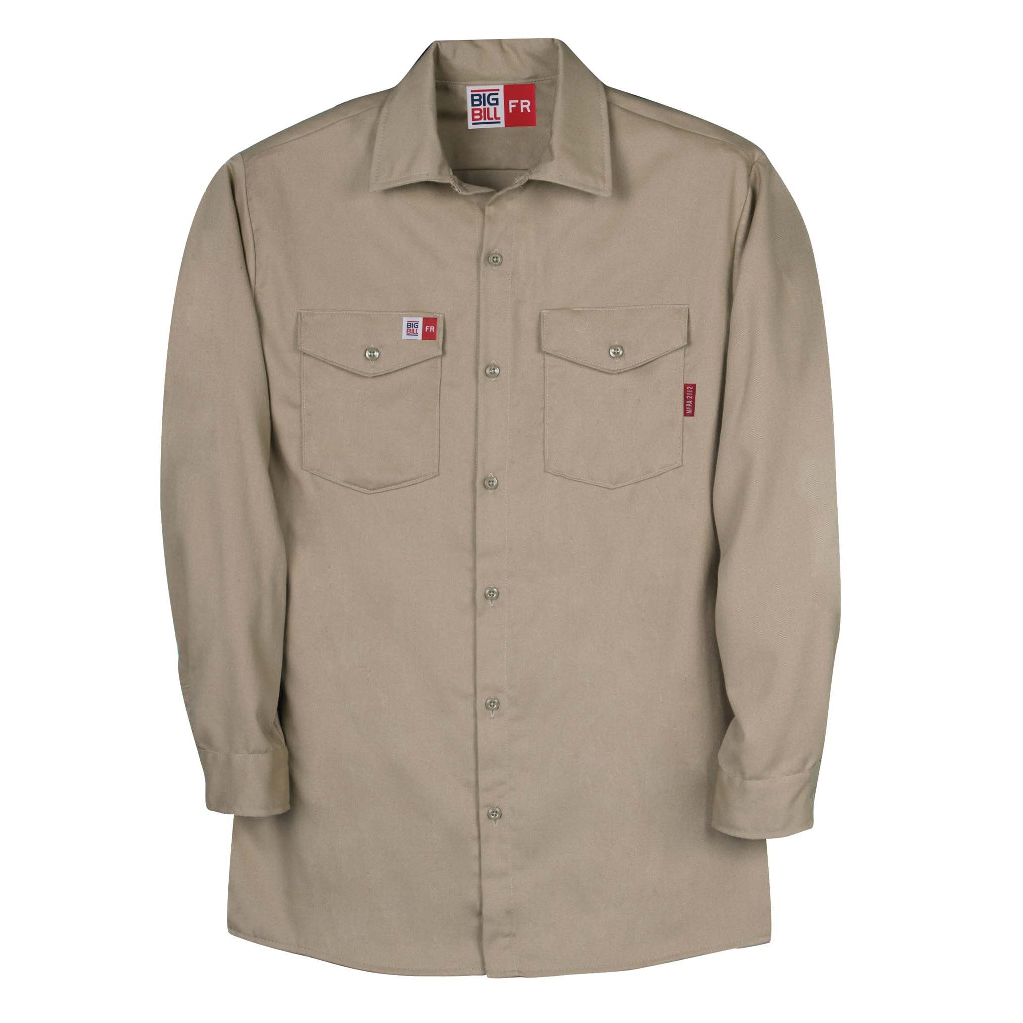 jimwag Agent tops【KHAKI】 Westex Ultrasoft FR Work Shirt – Big Bill