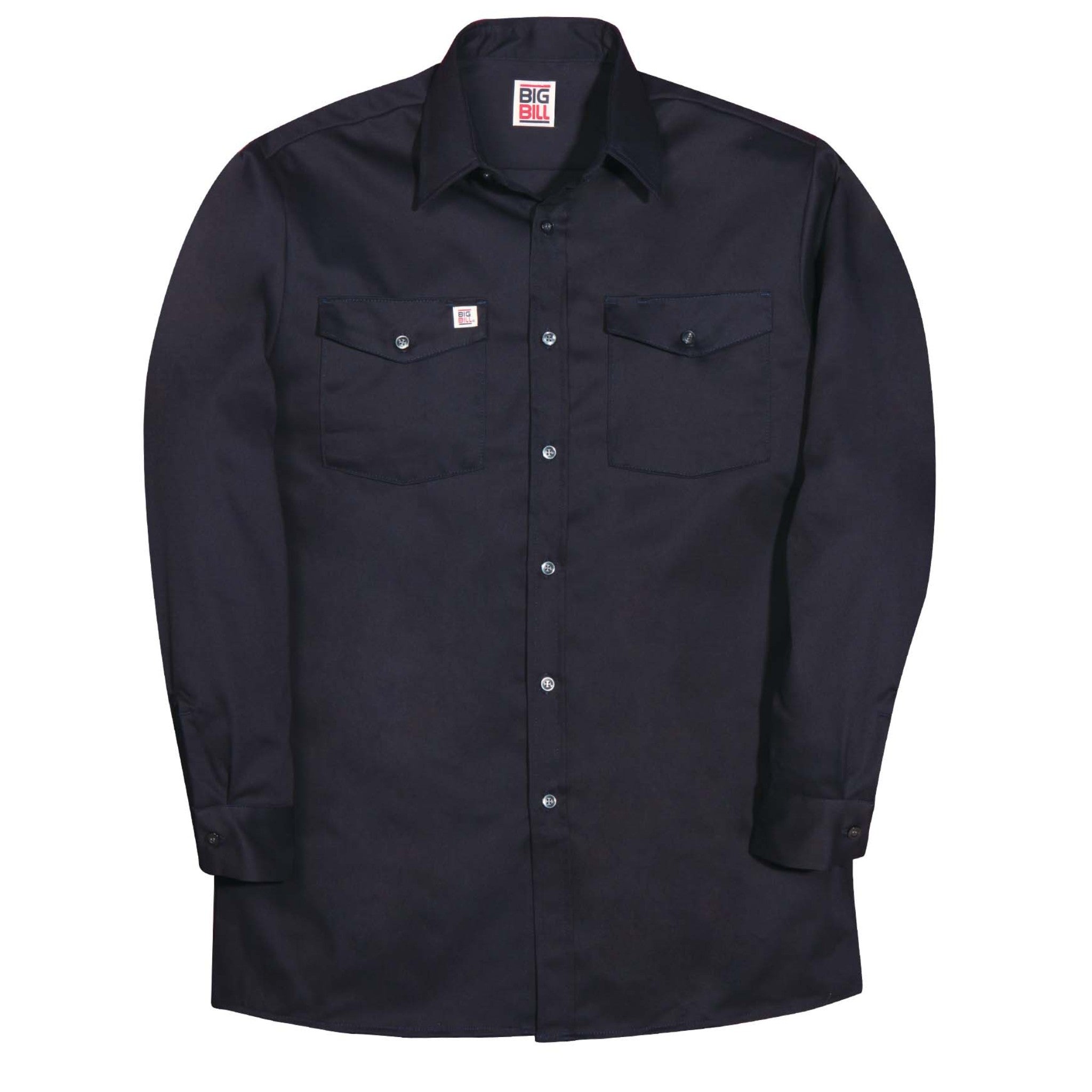 100% Cotton Long-Sleeve Industrial Work Shirt