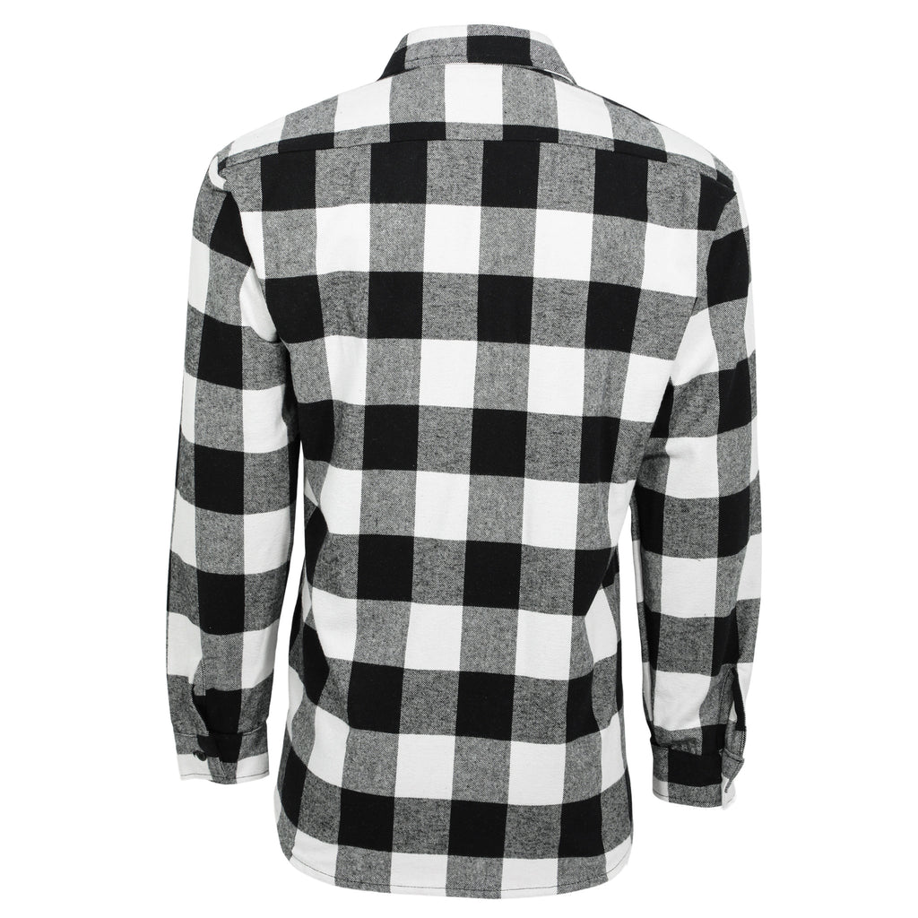 Long-Sleeve Premium Flannel Shirt with Half-Zip