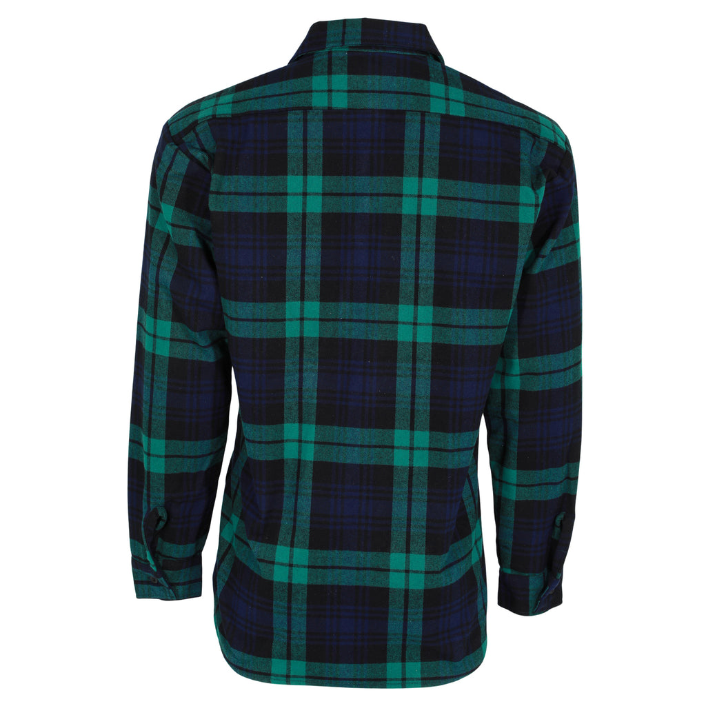 Long-Sleeve Premium Flannel Shirt with Half-Zip