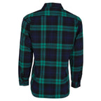 Long-Sleeve Premium Flannel Shirt with Half-Zip