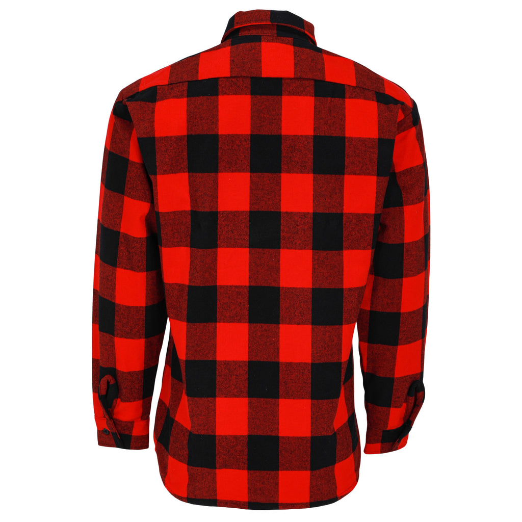 Long-Sleeve Premium Flannel Shirt with Half-Zip