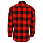Long-Sleeve Premium Flannel Shirt with Half-Zip