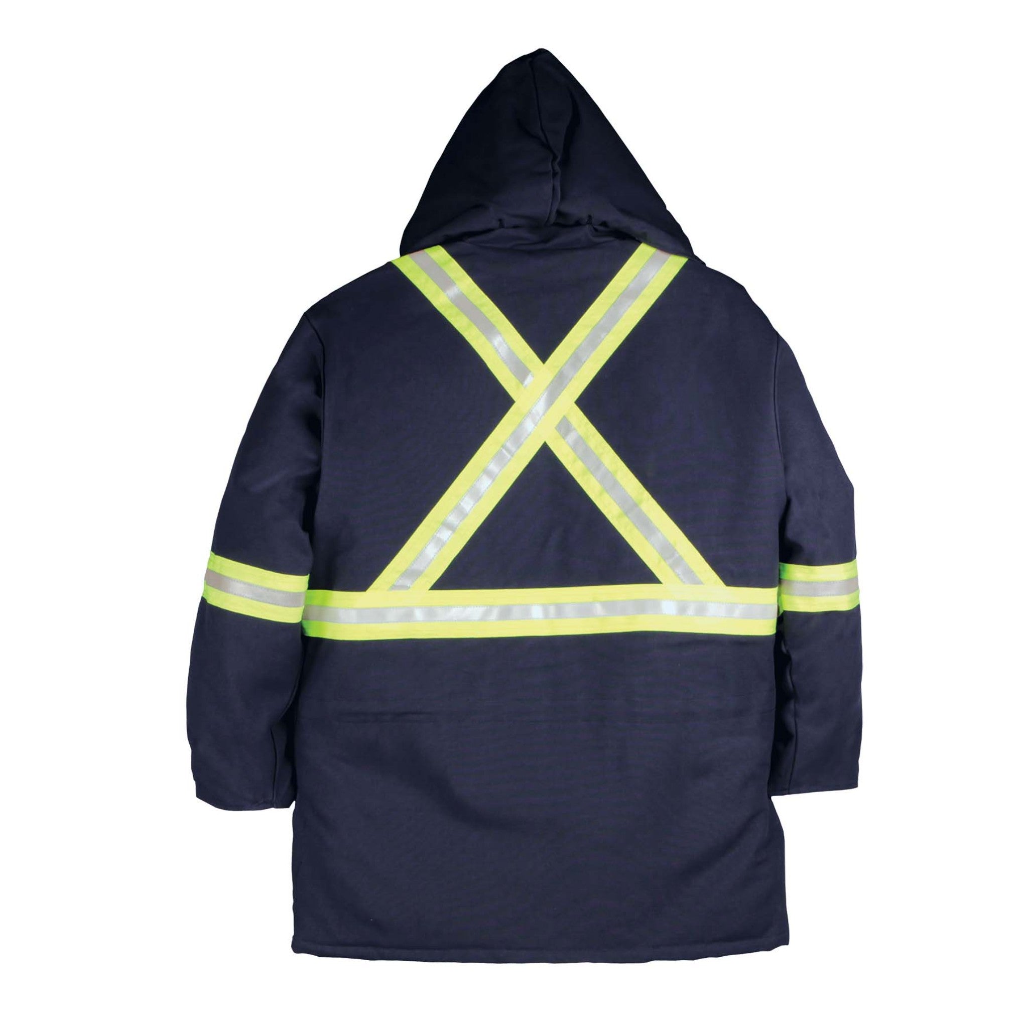 Premium Duck Parka with Reflective Tape