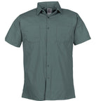 Lightweight Poplin Short-Sleeve Industrial Work Shirt
