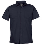 Lightweight Poplin Short-Sleeve Industrial Work Shirt