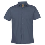 Lightweight Poplin Short-Sleeve Industrial Work Shirt