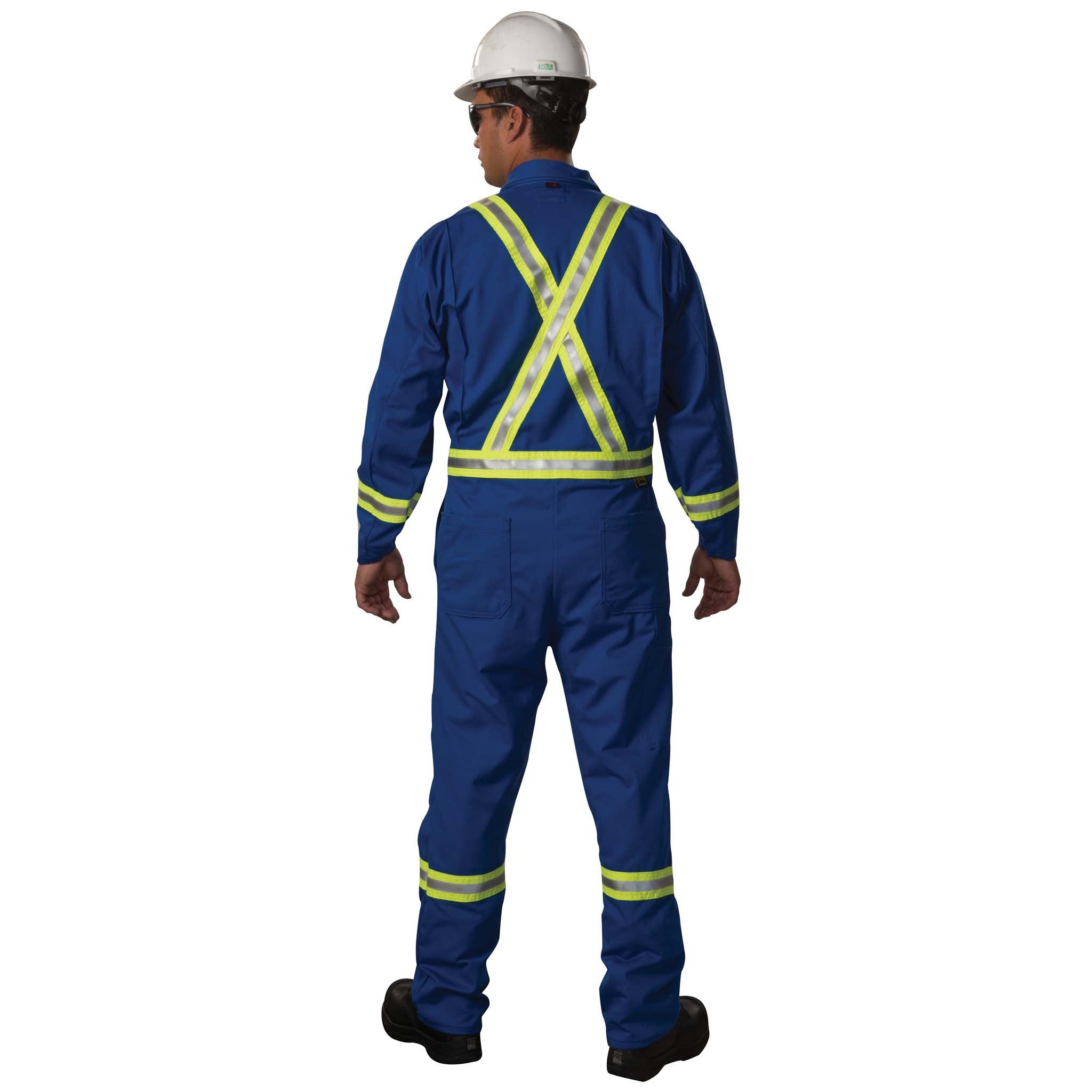 FR Work Coverall with Reflective Material