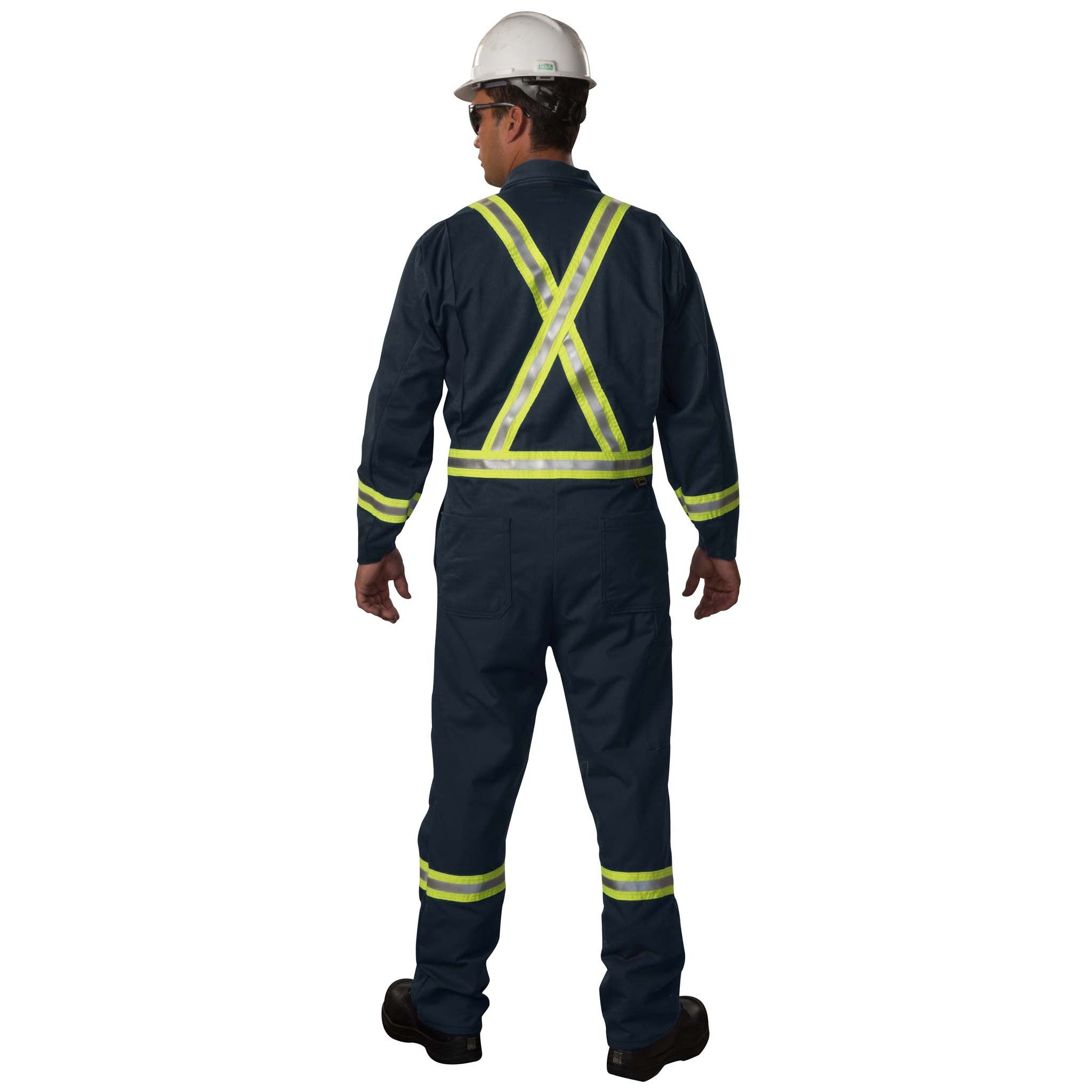 FR Work Coverall with Reflective Material