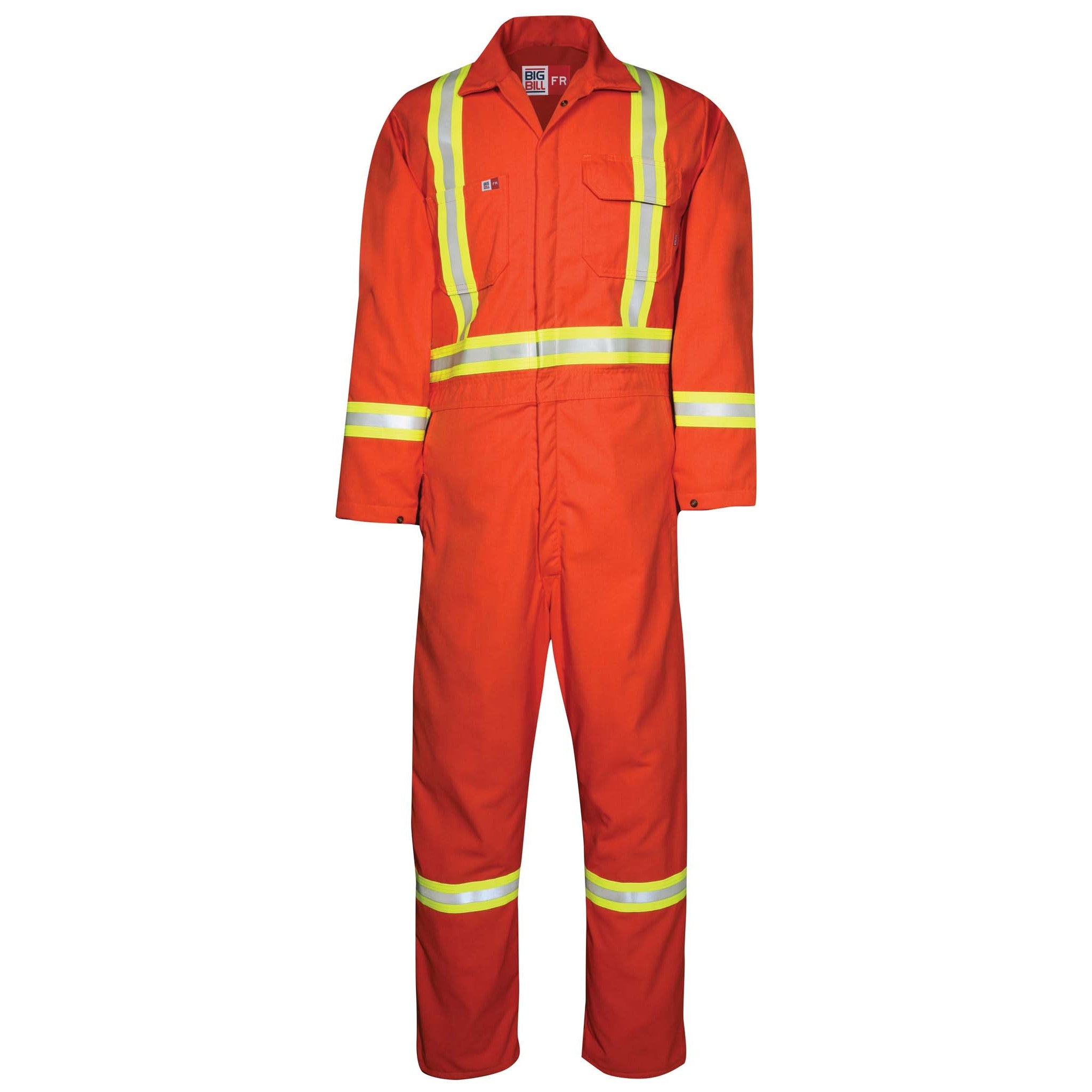FR Work Coverall with Reflective Material