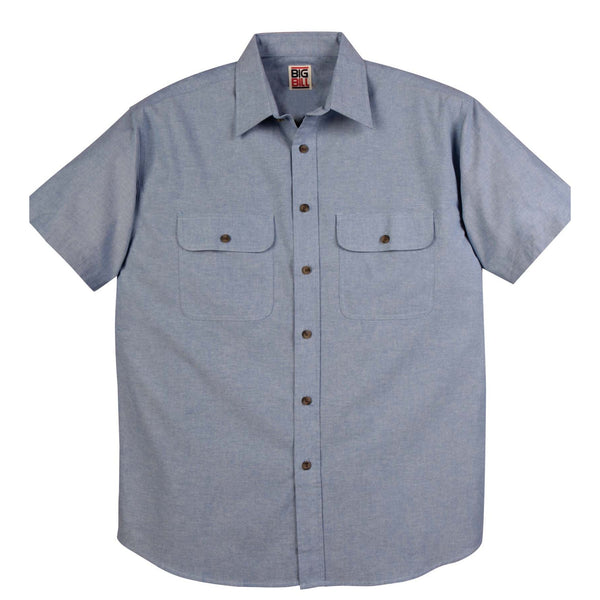 Short Sleeve Chambray Shirt – Big Bill