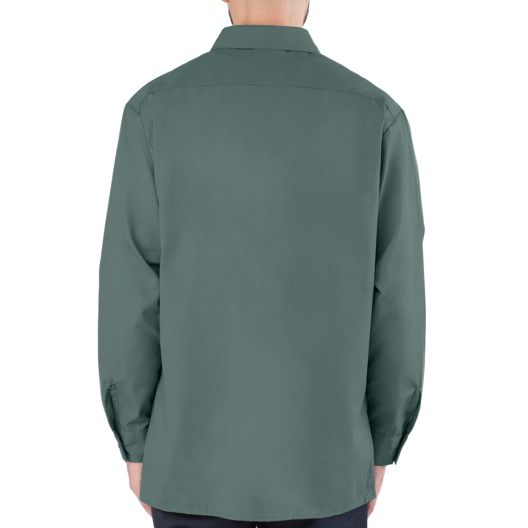 Poplin Long-Sleeve Industrial Work Shirt