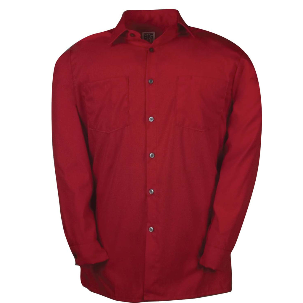 Poplin Long-Sleeve Industrial Work Shirt