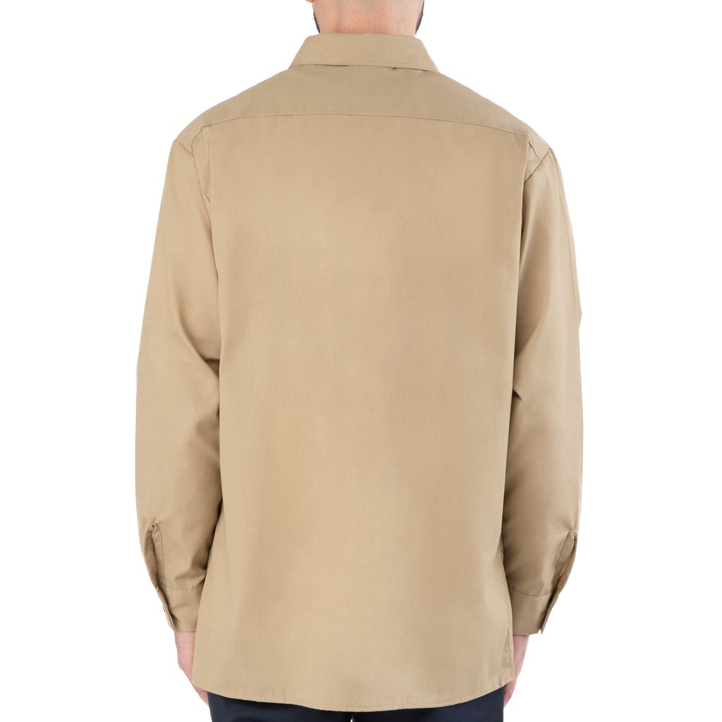 Poplin Long-Sleeve Industrial Work Shirt