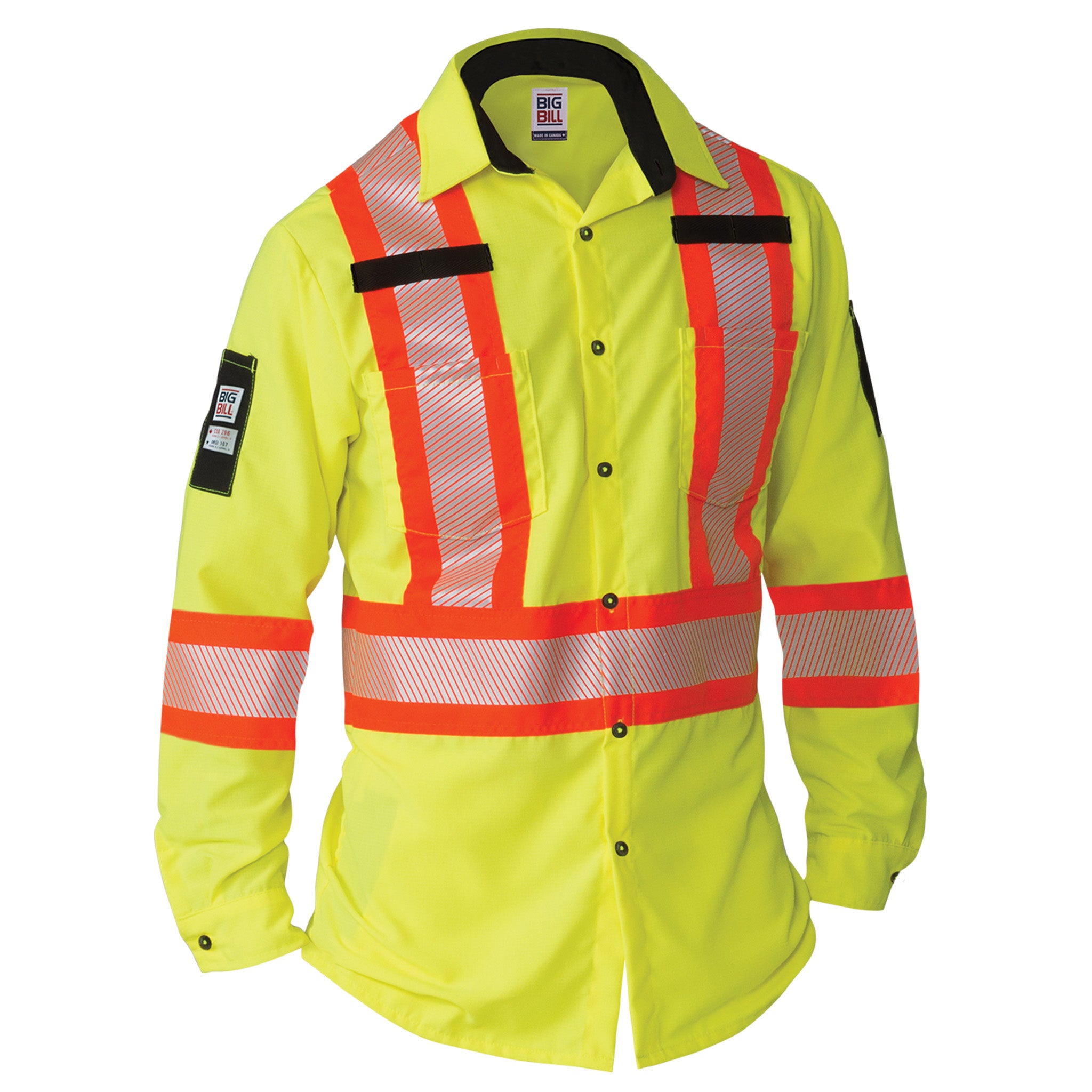 Button Down High Visibility Ripstop Shirt