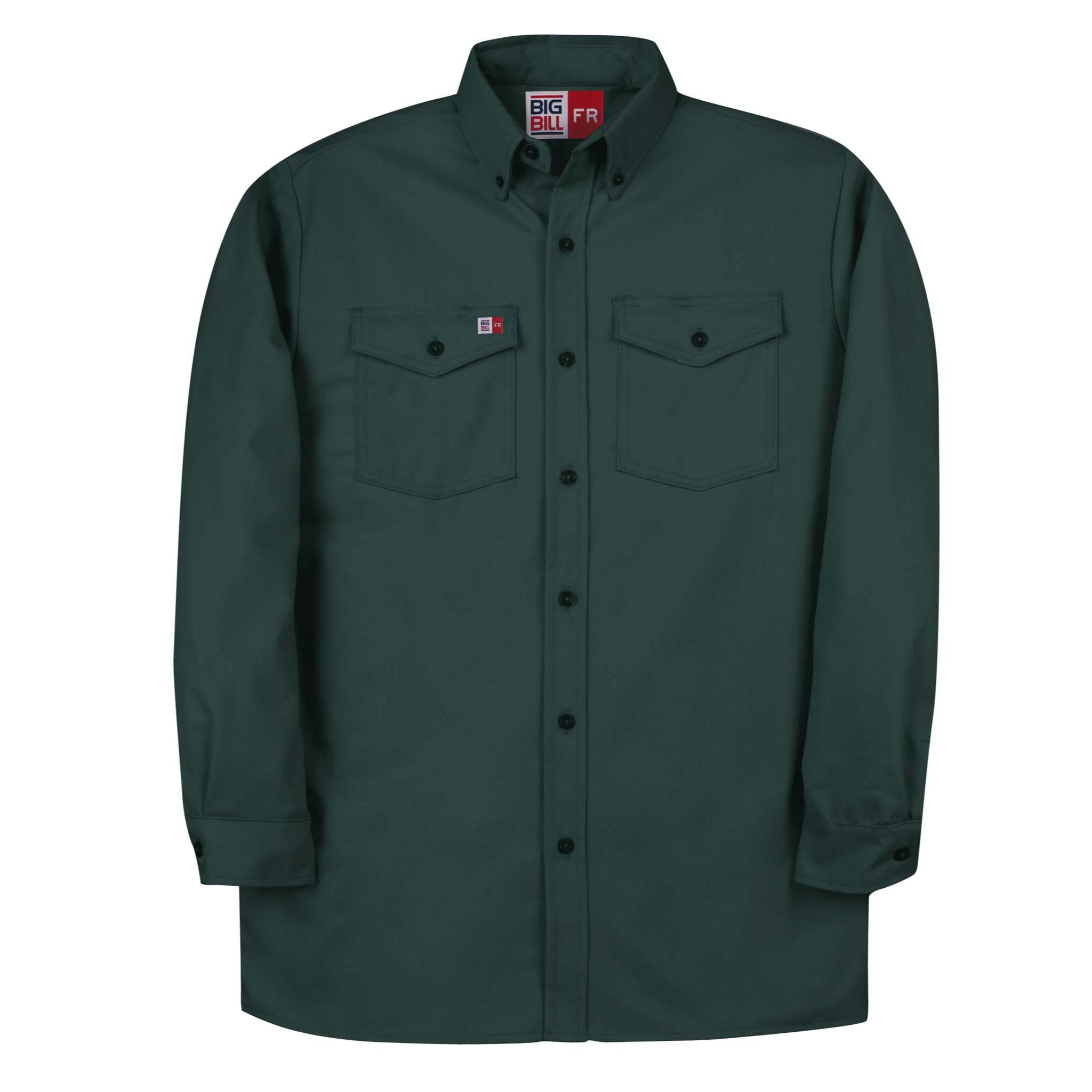 FR Button-Down Industrial Work Shirt – Big Bill