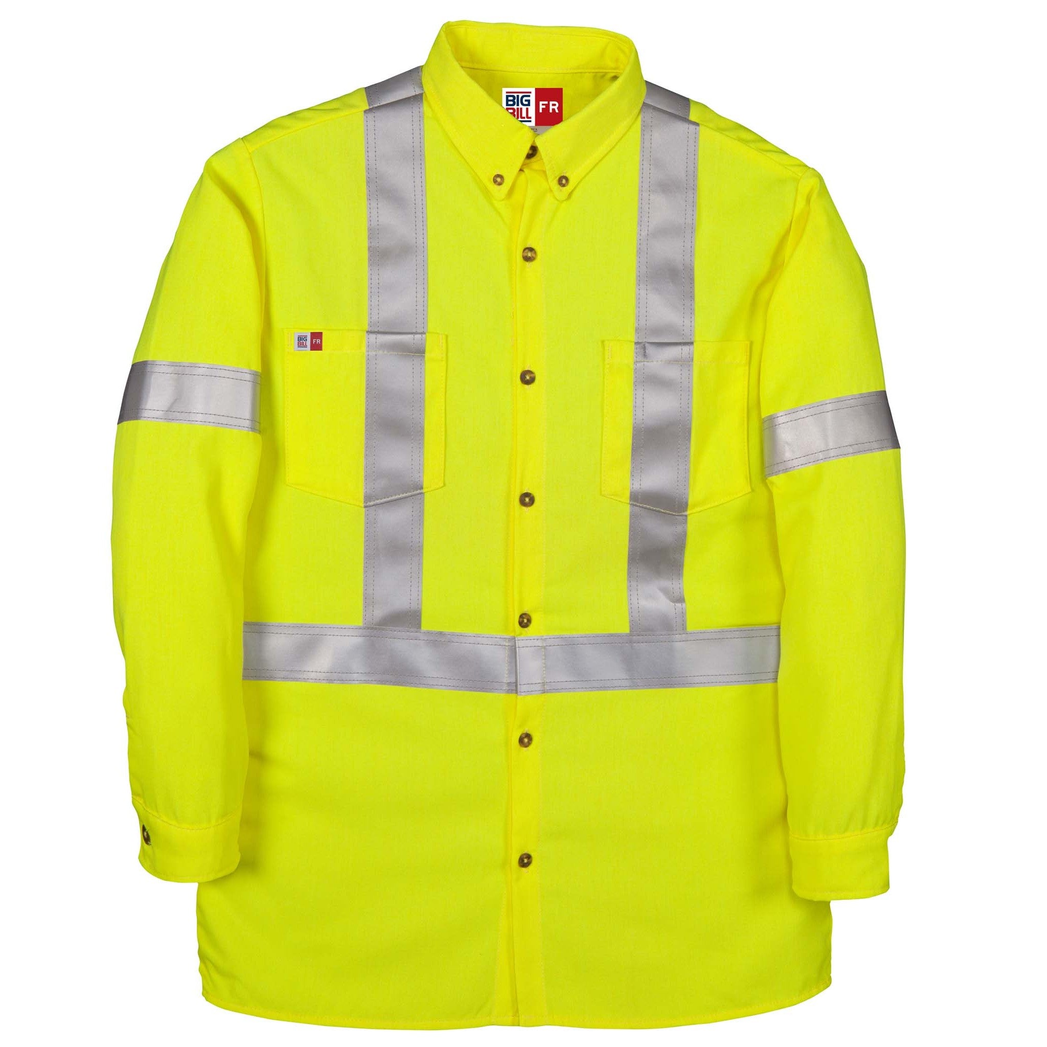 High Visibility FR Button Down Dress Shirt