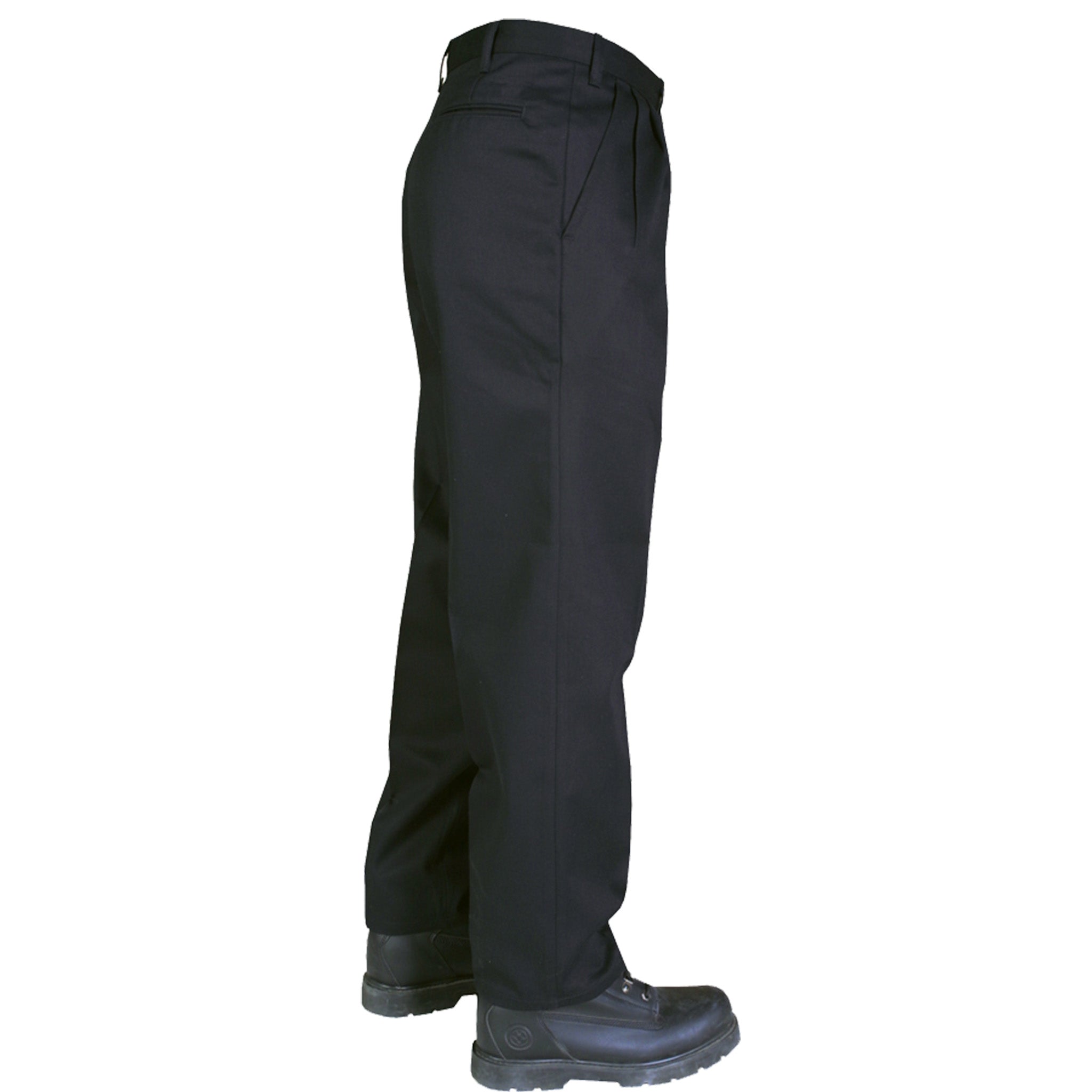 Premium Classic Fit Work Pants with Pleated Front