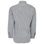 Long-Sleeve Hickory Shirt with Half-Zip