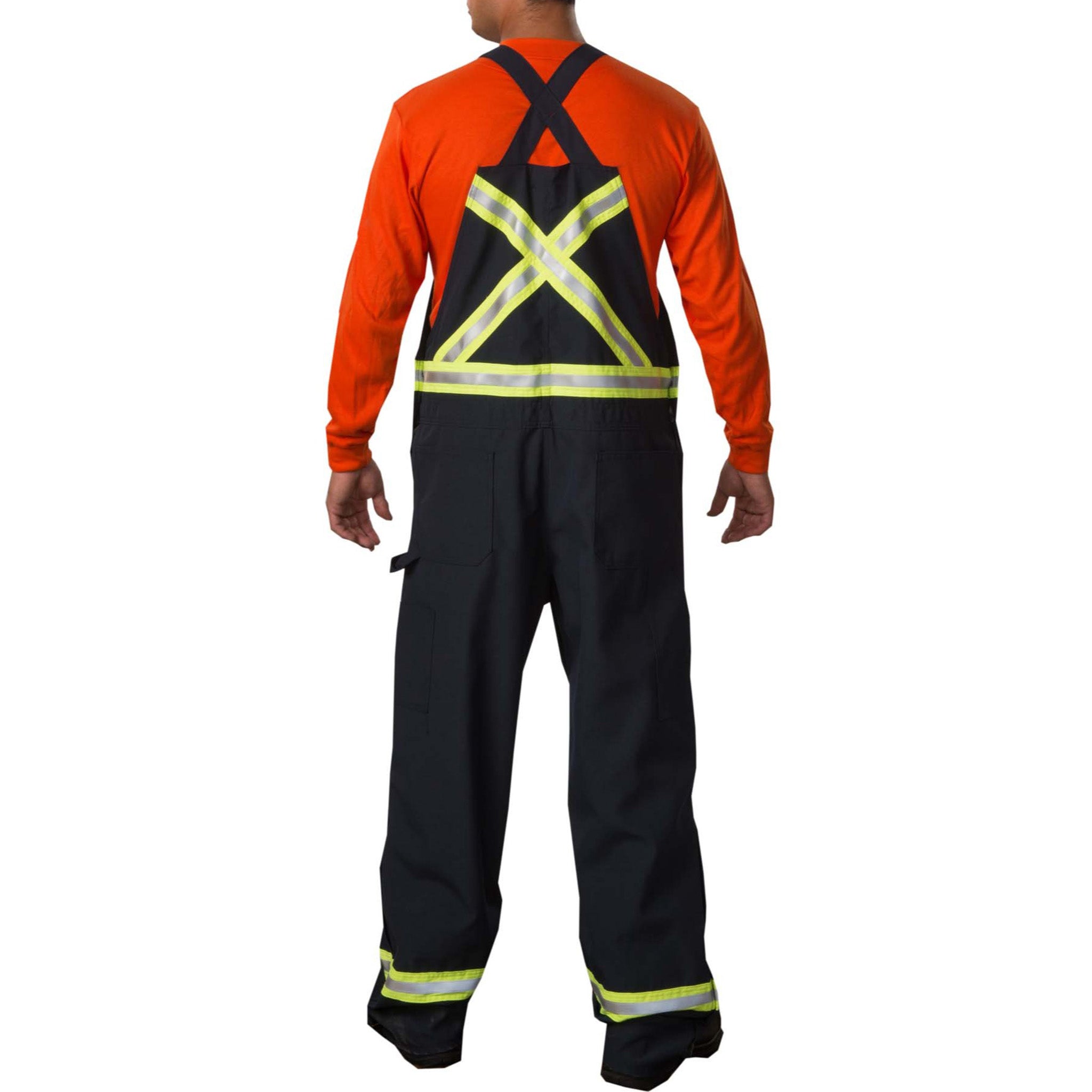 Nomex FR Unlined Bib Overall with Reflective Tape – Big Bill