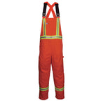FR Unlined Bib Overall with Reflective Tape