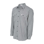 Hickory Stripe Long-Sleeve Button Shirt