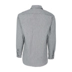 Hickory Stripe Long-Sleeve Button Shirt