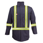 FR Unlined Welder’s Work Coat with Reflective Tape