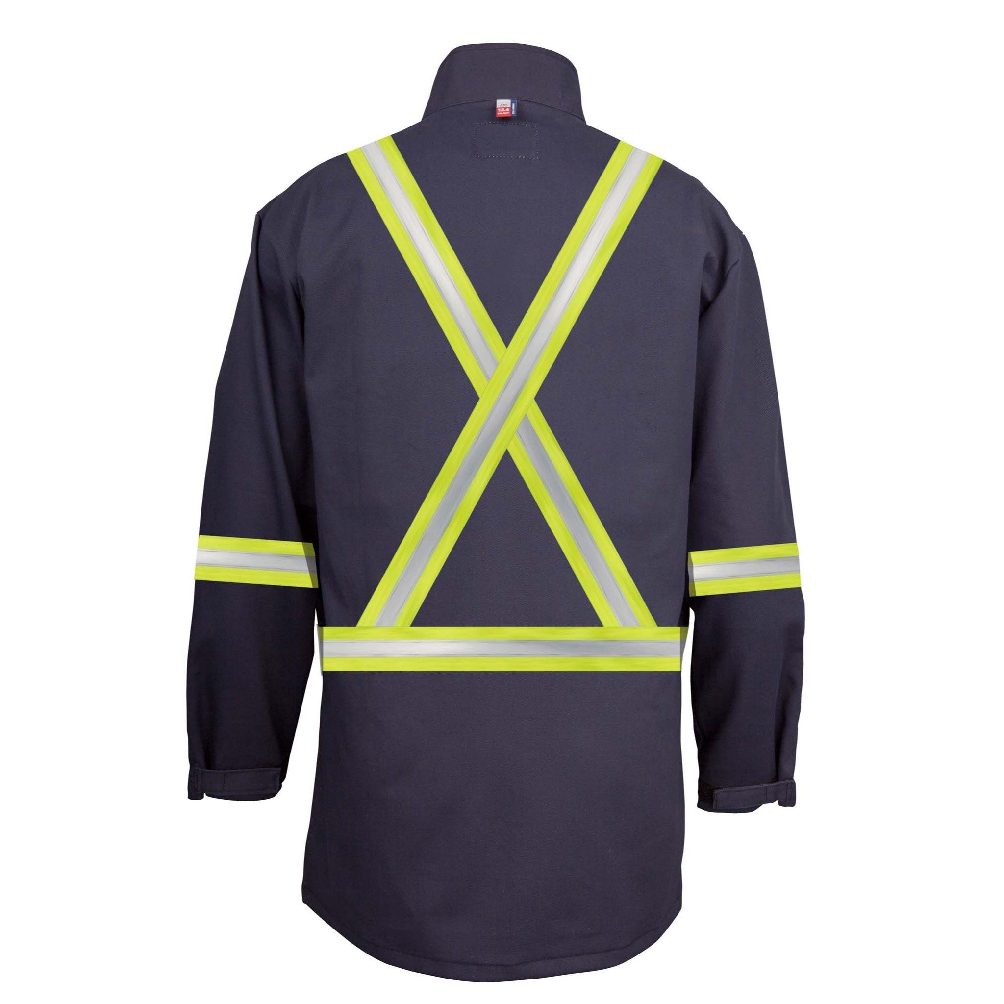 FR Unlined Welder’s Work Coat with Reflective Tape