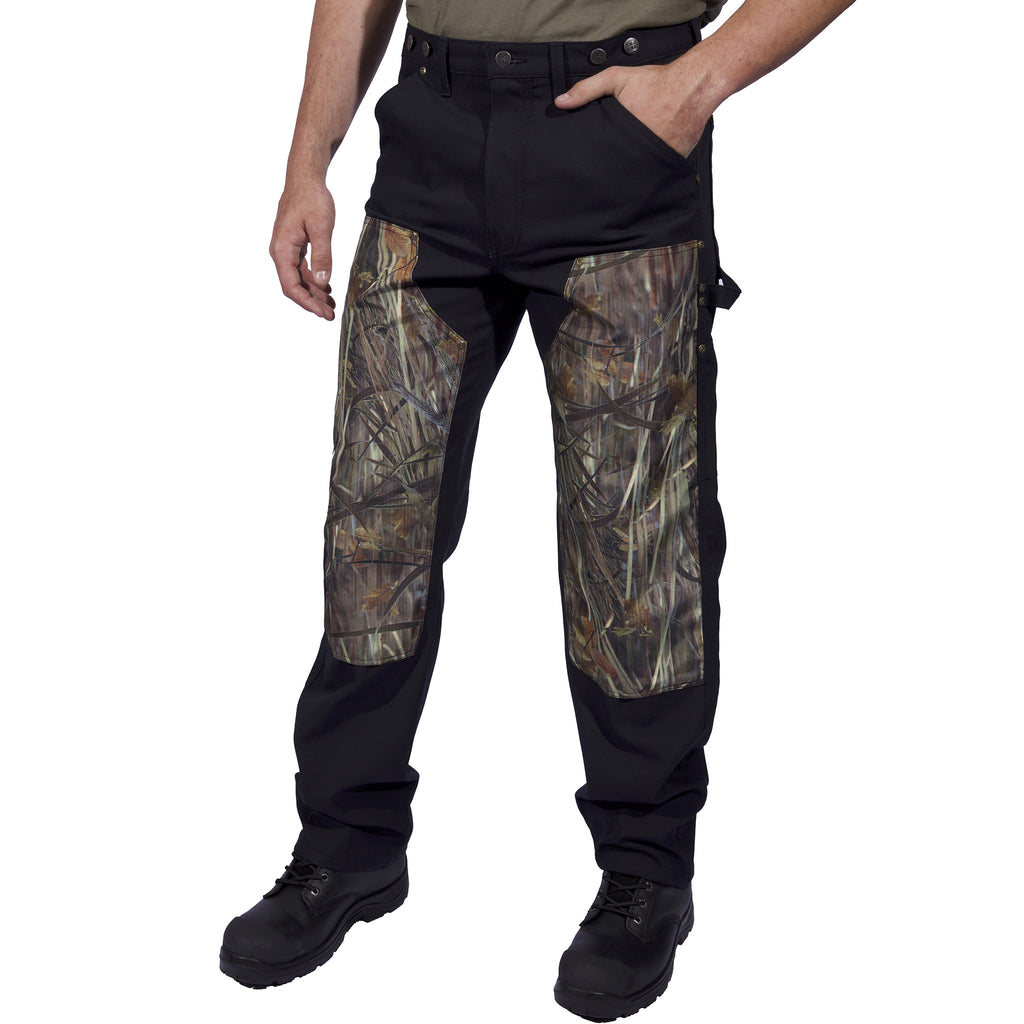 Relaxed Fit Duck Canvas Jeans with Double Reinforced Knee