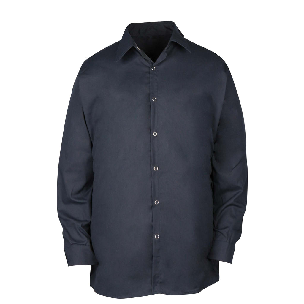 Long Sleeve Pocketless 100% Cotton Work Shirt