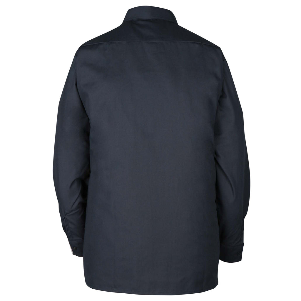 Long Sleeve Pocketless 100% Cotton Work Shirt