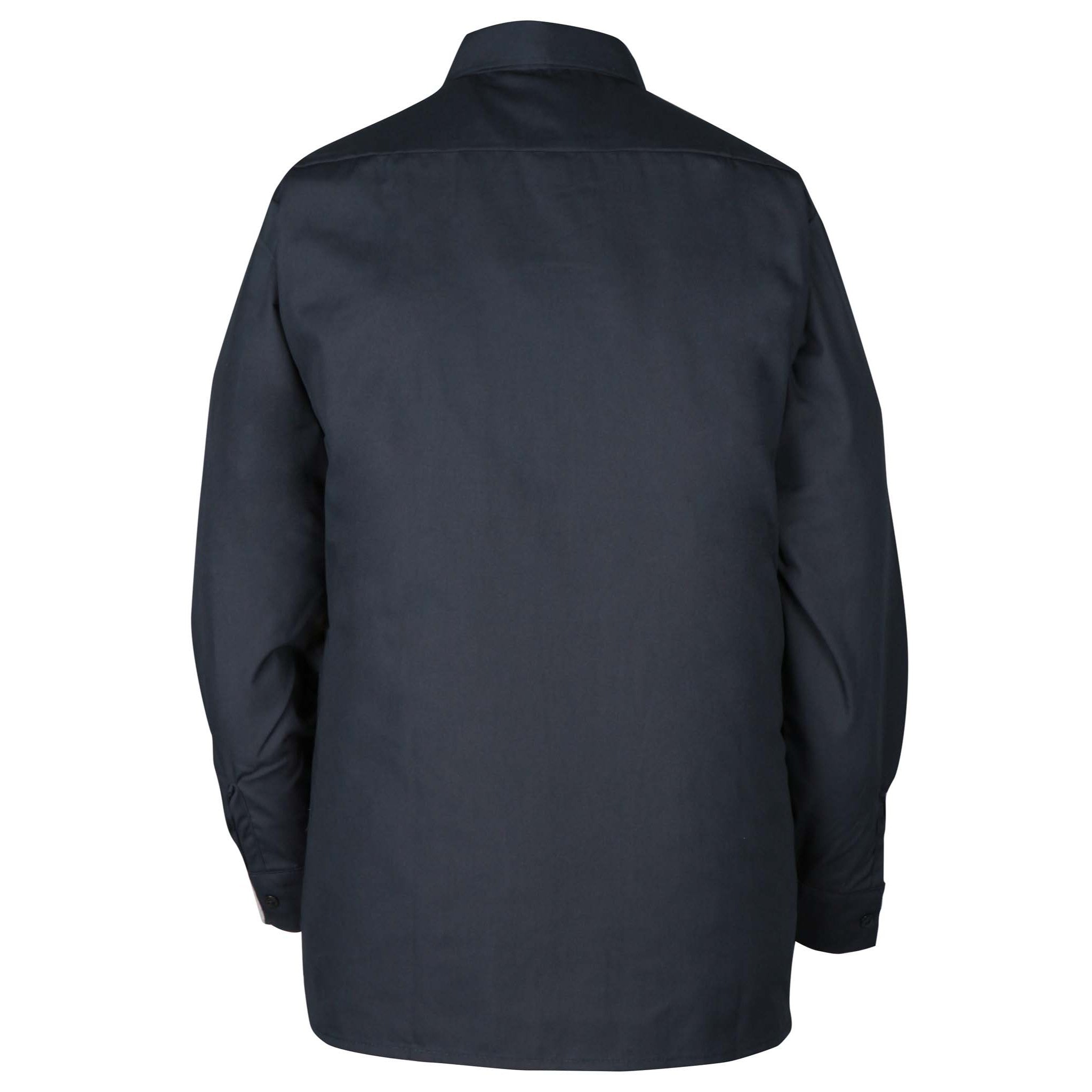 Long Sleeve Pocketless 100% Cotton Work Shirt