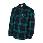 Quilted Lined Flannel Shirt Jacket