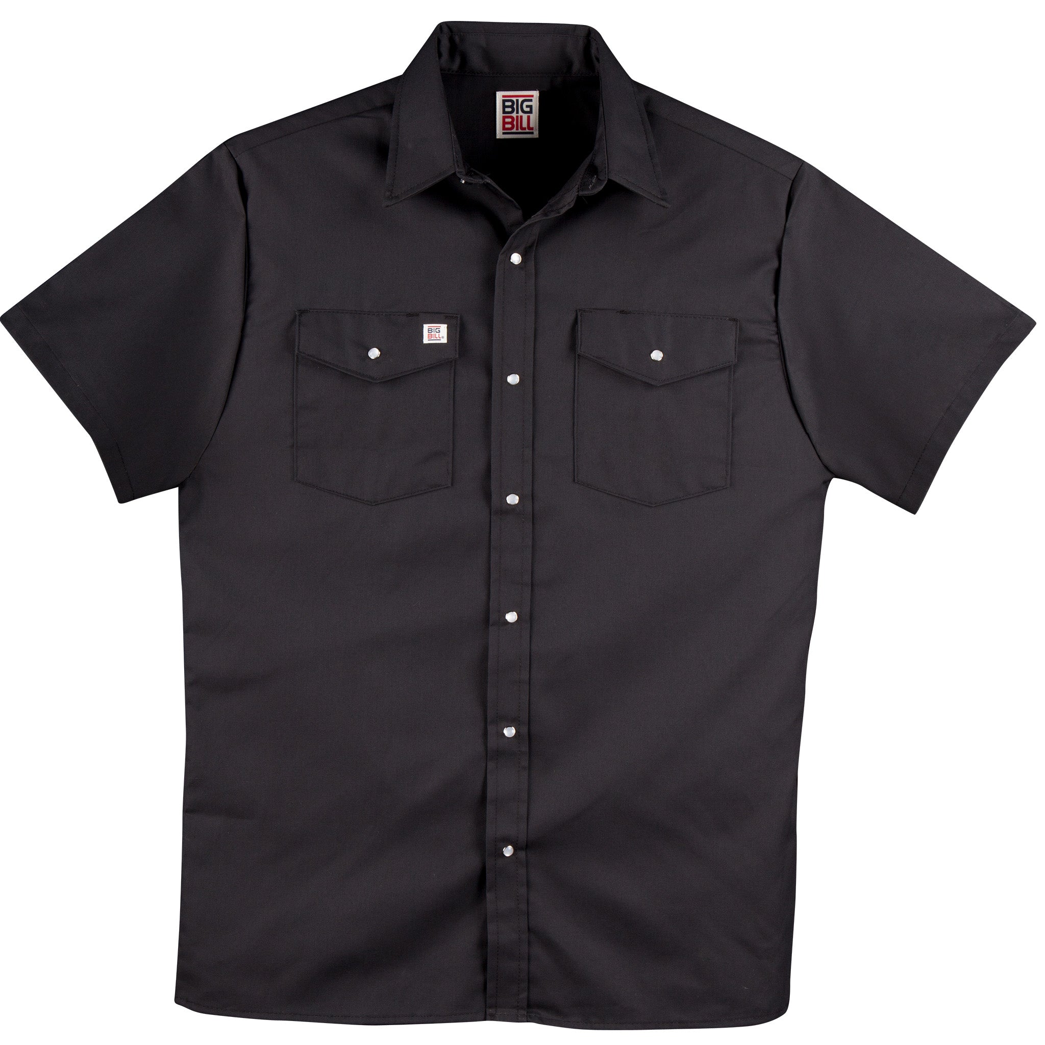 Premium Short-Sleeve Snap Front Work Shirt