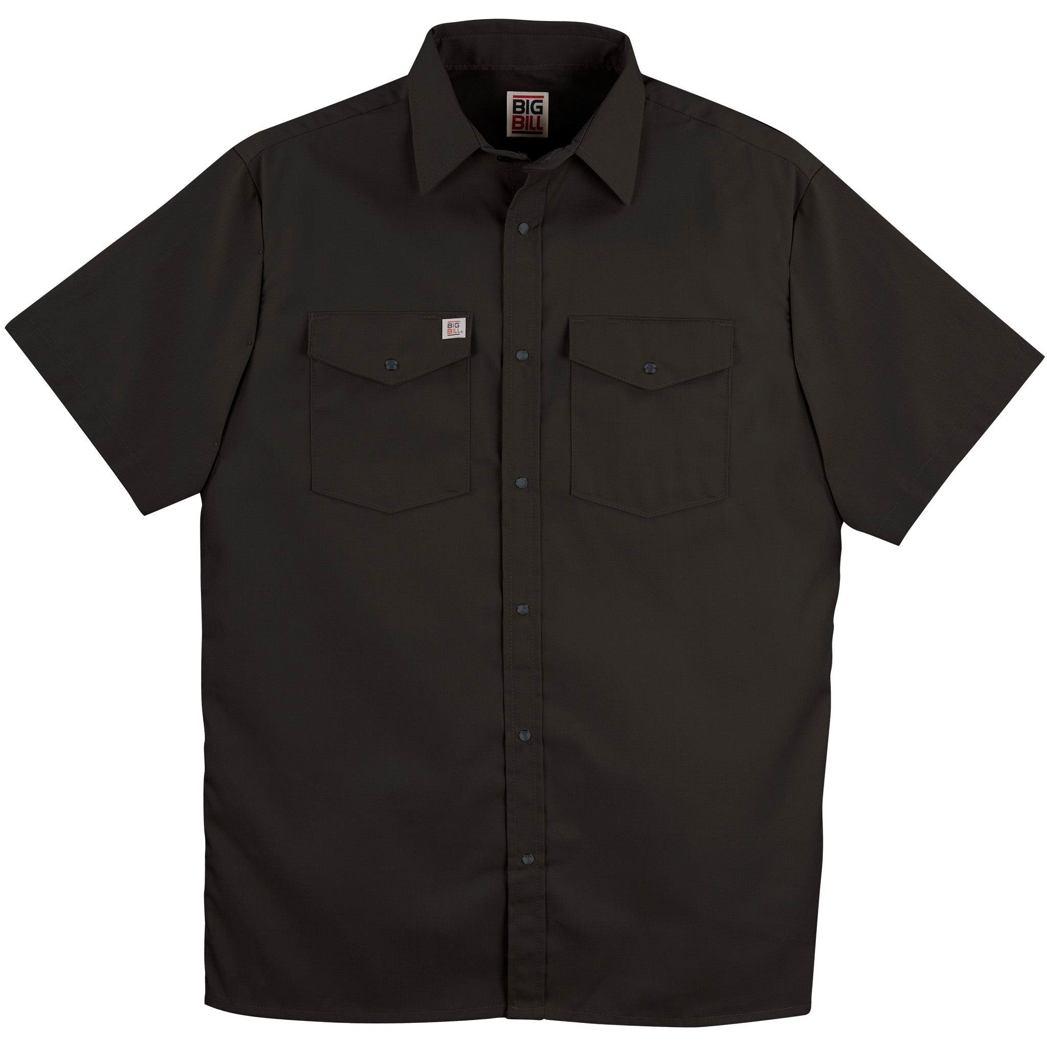 Premium Short-Sleeve Snap Front Work Shirt