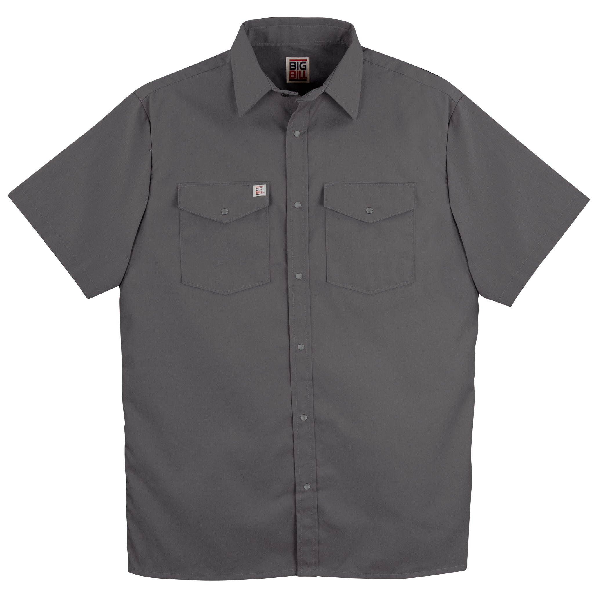 Premium Short-Sleeve Snap Front Work Shirt