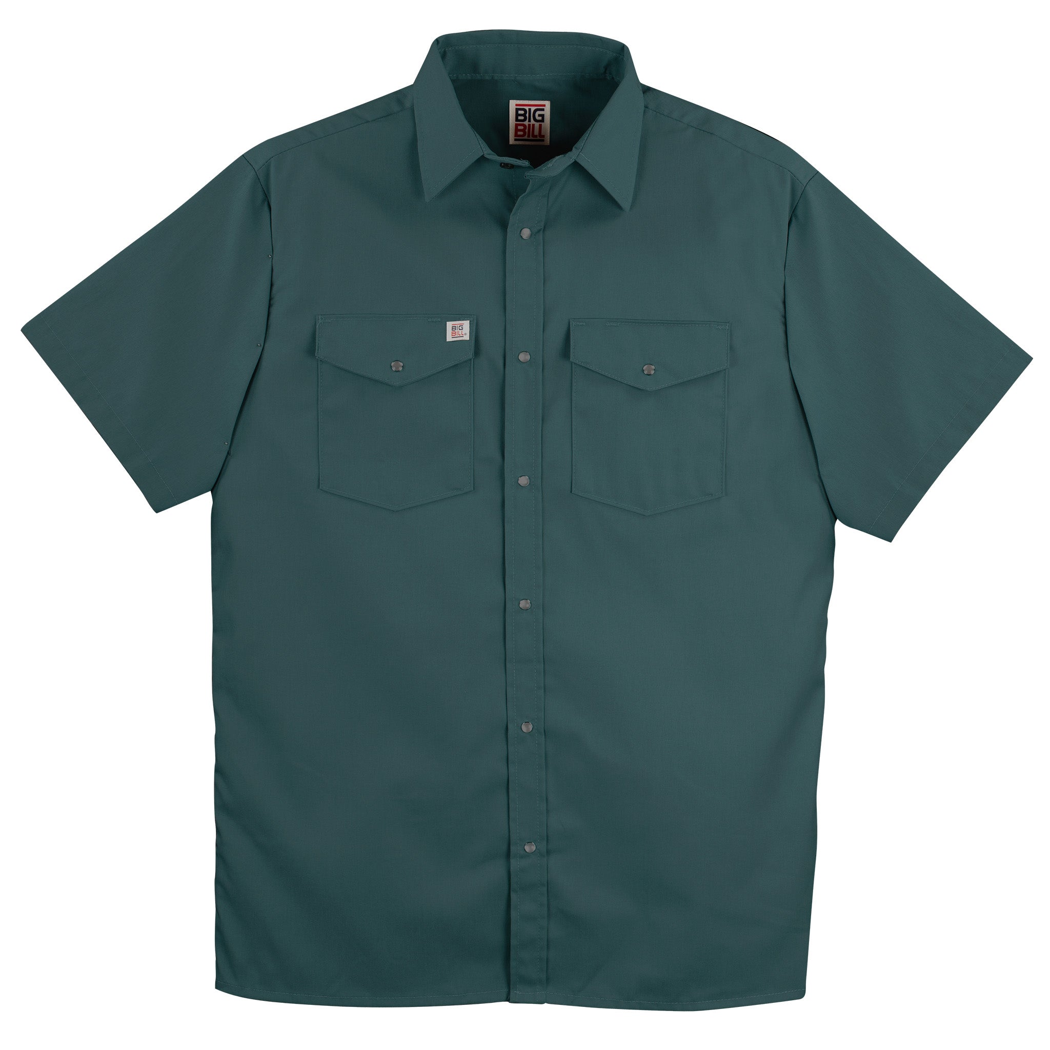 Premium Short-Sleeve Snap Front Work Shirt