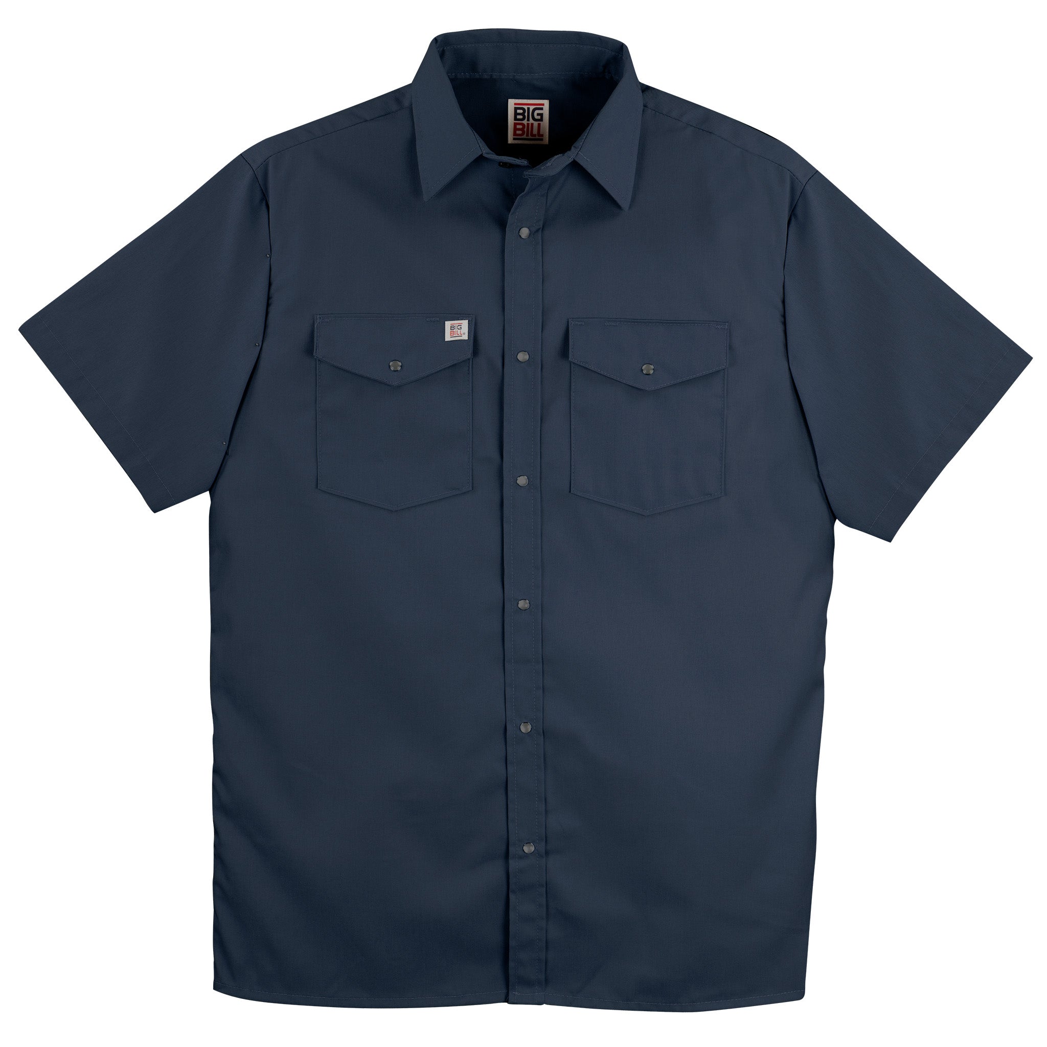 Premium Short-Sleeve Snap Front Work Shirt