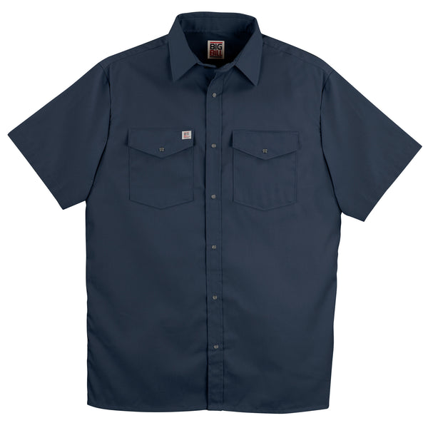 Premium Short-Sleeve Snap Front Work Shirt – Big Bill