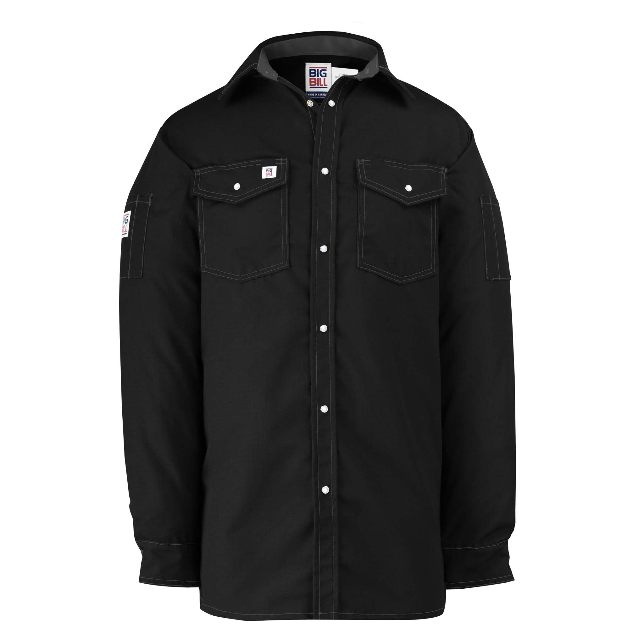 Ripstop Long-Sleeve Snap Front Work Shirt