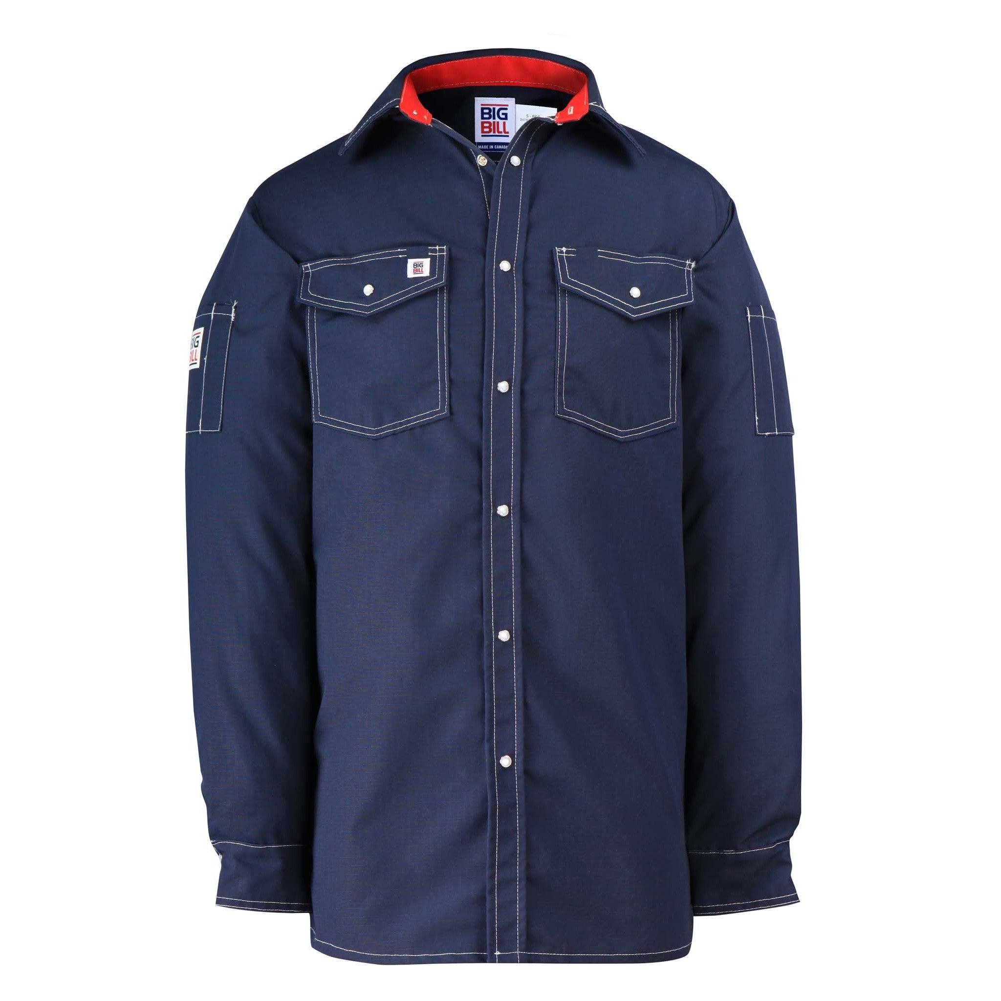 Ripstop Long-Sleeve Snap Front Work Shirt – Big Bill