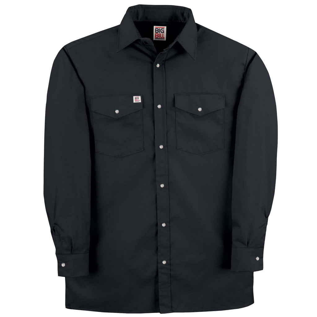 Premium Long-Sleeve Snap Front Work Shirt