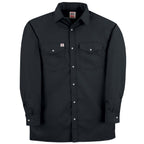 Premium Long-Sleeve Snap Front Work Shirt