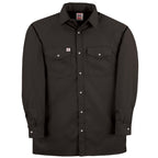 Premium Long-Sleeve Snap Front Work Shirt