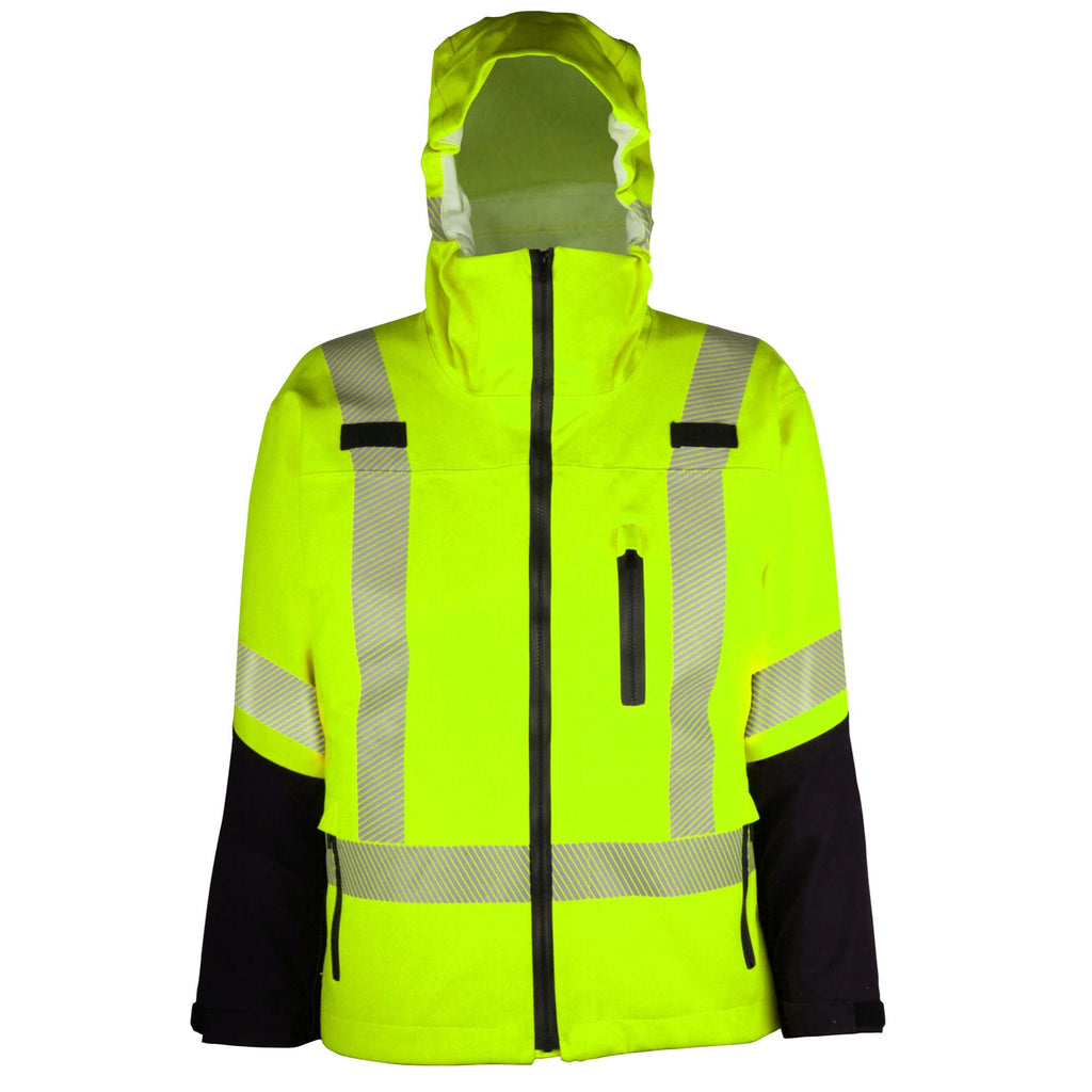 Waterproof FR Rain Jacket with Reflective Tape